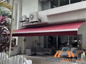 Retractable Awning Installation in Singapore - Landed, Newton 2 retractable-awning-installation-services-midas-awnings-singapore-landed-newton-2